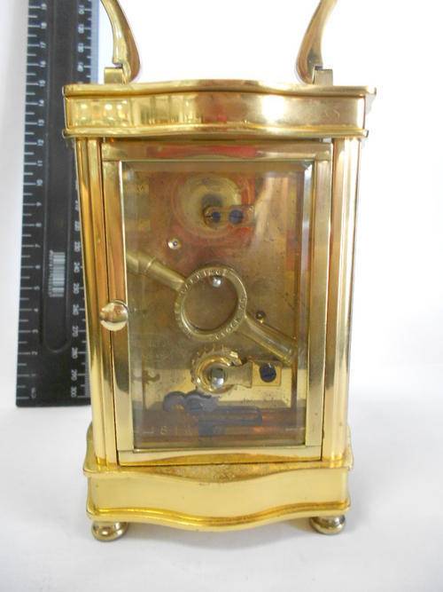 Alarm & Travel Clocks Henley carriage clock with key, needs a service