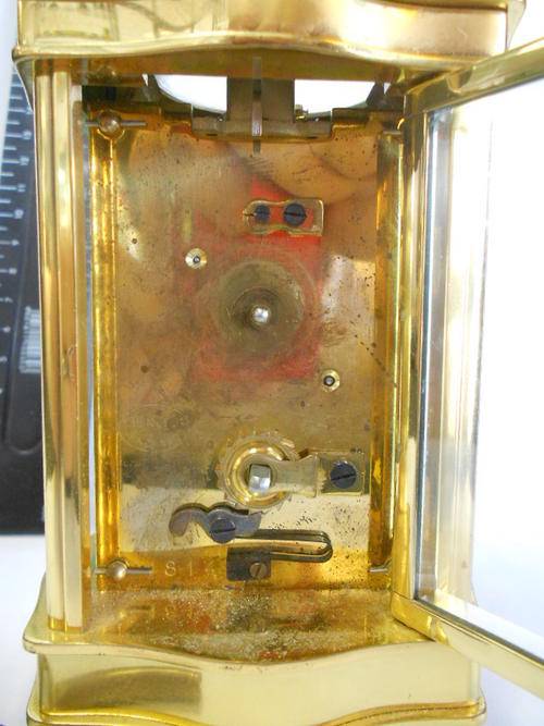 Alarm & Travel Clocks Henley carriage clock with key, needs a service