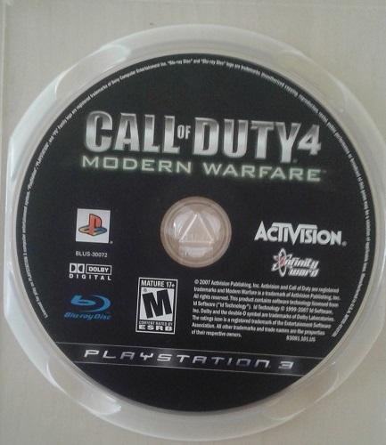 Games - PS3 - CALL OF DUTY MODERN WARFARE - DISC ONLY was sold for R80 ...