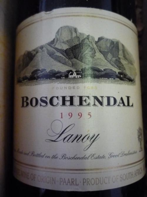 Wine - WINE: 1995 BOSCHENDAL LANCY PRESENTATION BOX - AMATOLA SUN ...