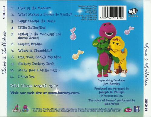 Other Music CDs - Barney - Love & Lullabies (CD) was listed for R100.00 ...