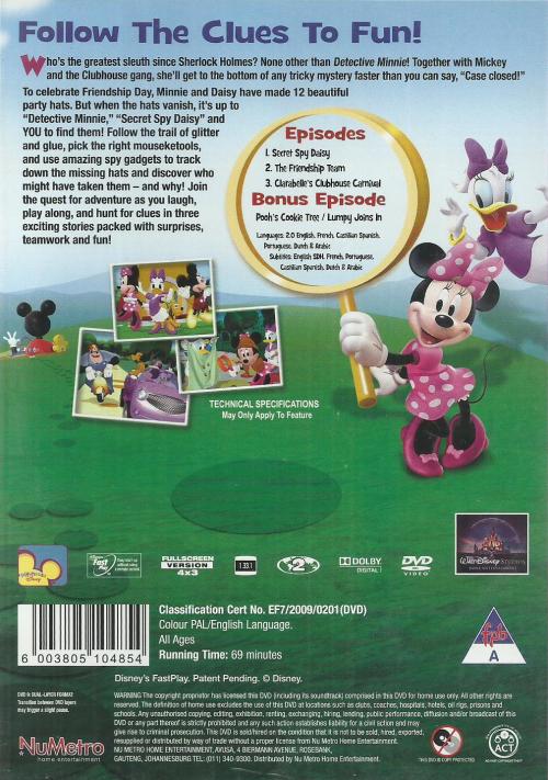 Movies - Mickey Mouse Clubhouse - Detective Minnie (DVD) for sale in ...