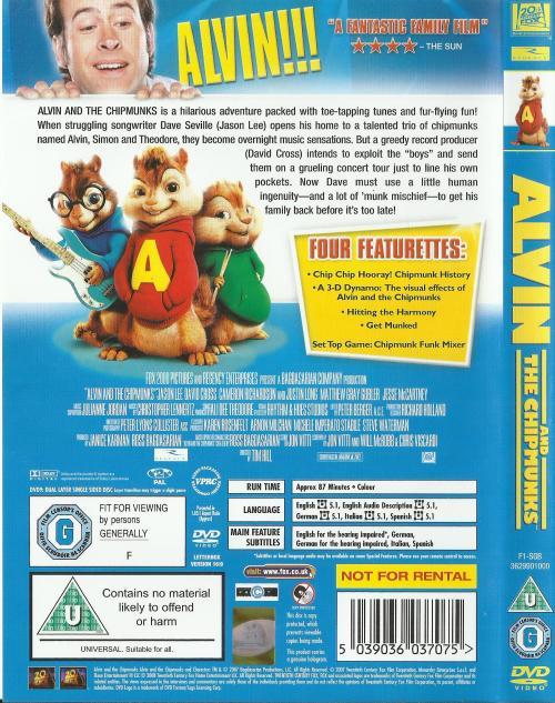 Movies - Alvin And The Chipmunks - Here Comes Trouble (dvd) Was Listed 