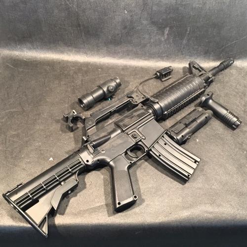 BB Guns - Realistic M16 Full Size Spring Loaded BB Machine Gun Was Sold ...