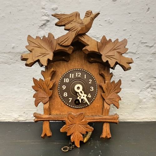 Cuckoo & Wall Clocks RARE!!! Miniature Cuckoo Clock!!! (Display