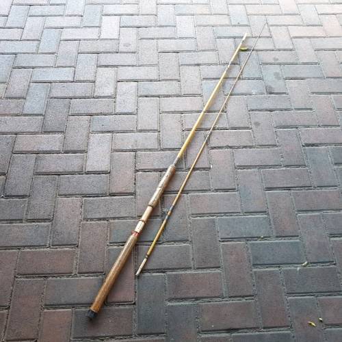 Rods Vintage Hand Crafted Wood Fly Fishing Rod With Copper Fittings