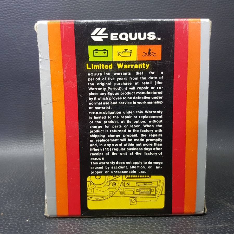 Road Original Equus Vacuum Gauge (new Old Stock) was sold for R88.00