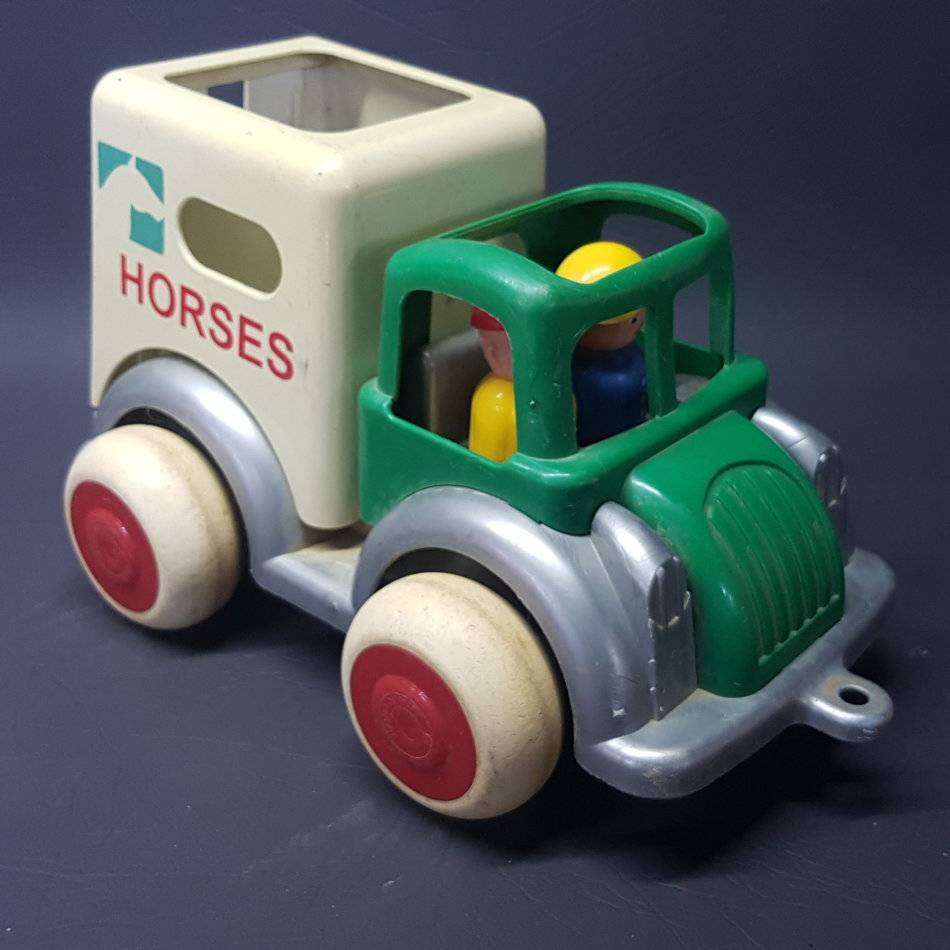 Vintage Toys Large Vintage Viking Toys Sweden Horse Truck!!! was sold