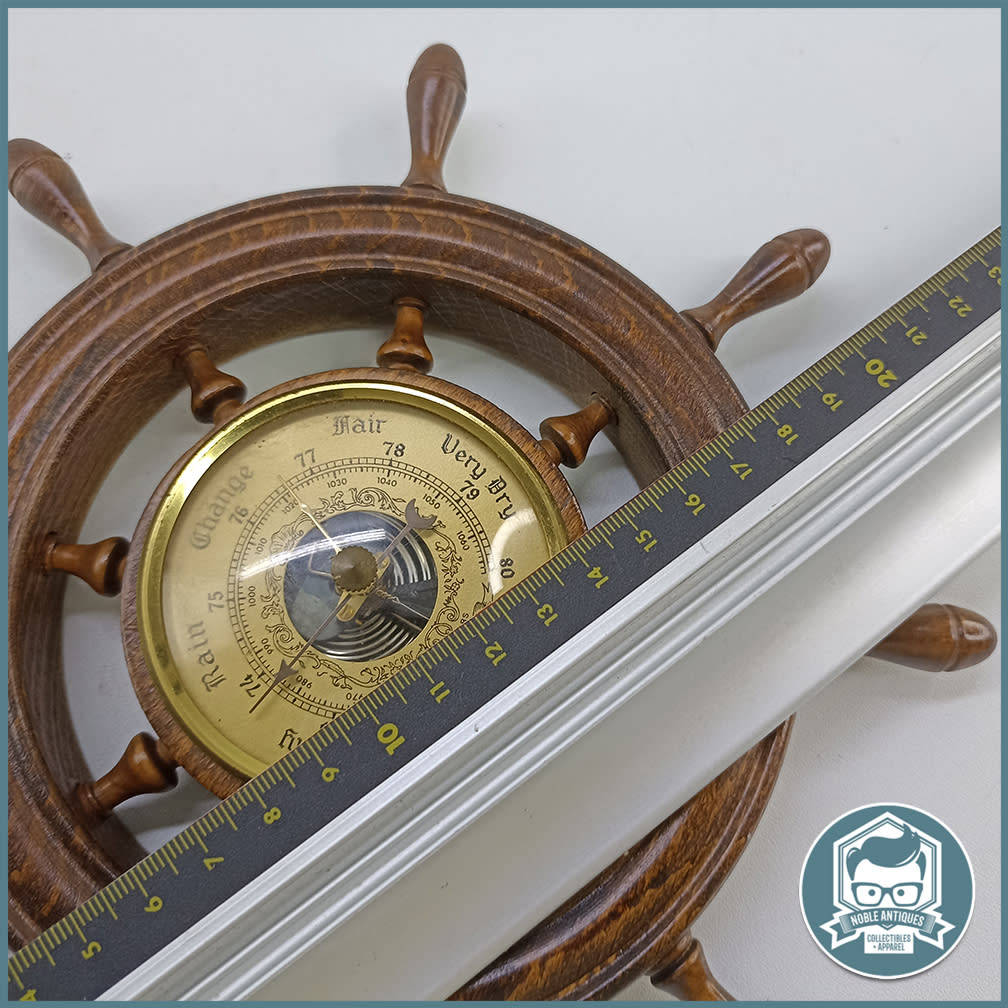 Barometers & Thermometers Vintage Nautical German Barometer!!! for