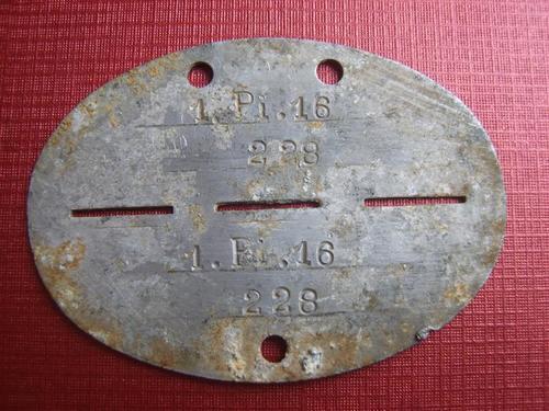 Other War Memorabilia - GERMAN ARMY DOG TAG FROM STALINGRAD was sold ...