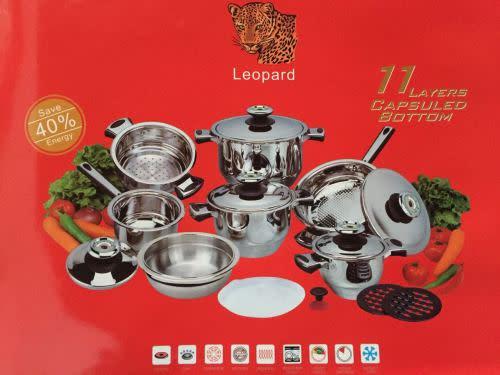 16 Piece German Designed Stainless Steel Cookware Set (USD 114.00) - Web9  Shop