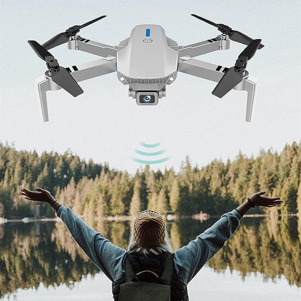 Drones E88 drone with dual cameras mini foldable drone for hiking and