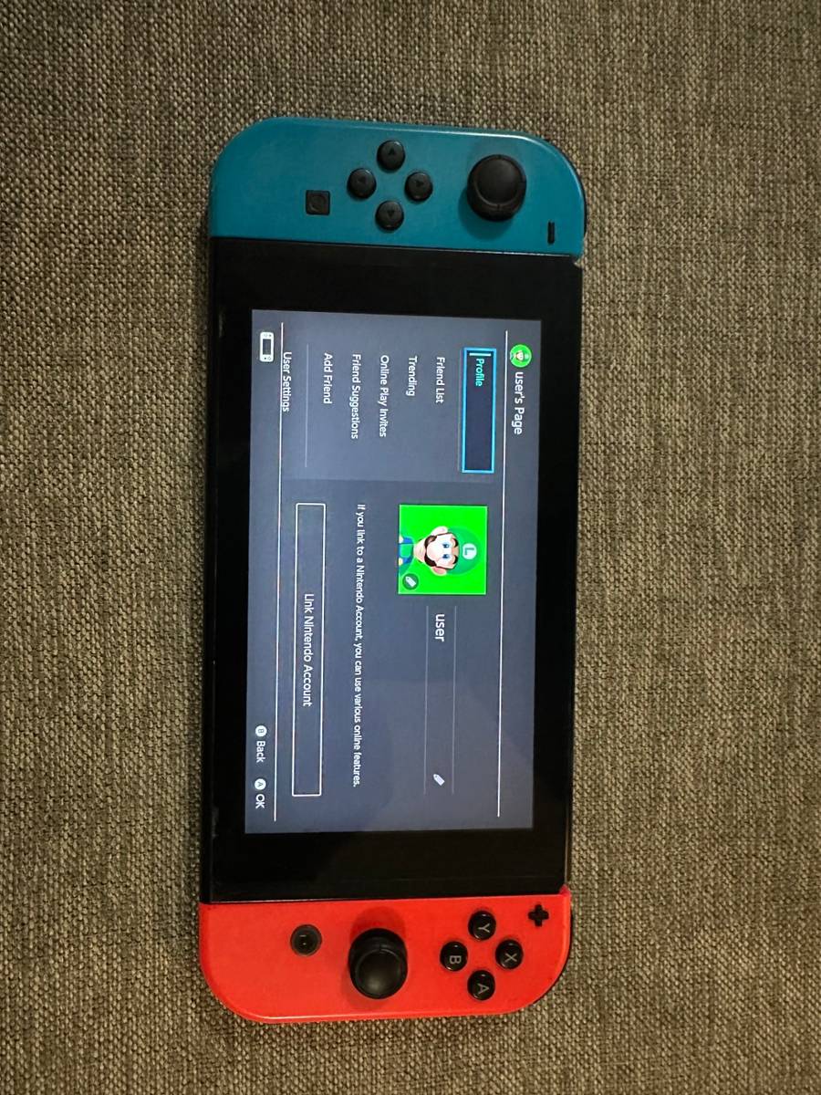 Nintendo Nintendo Switch Console Neon Blue/Neon Red was sold for R3