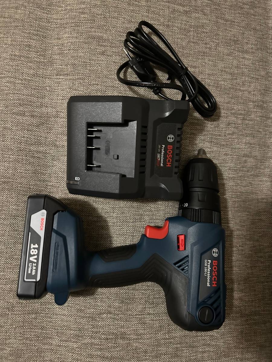 Drills Bosch Professional Cordless Drill GSB 180LI NEW was sold for