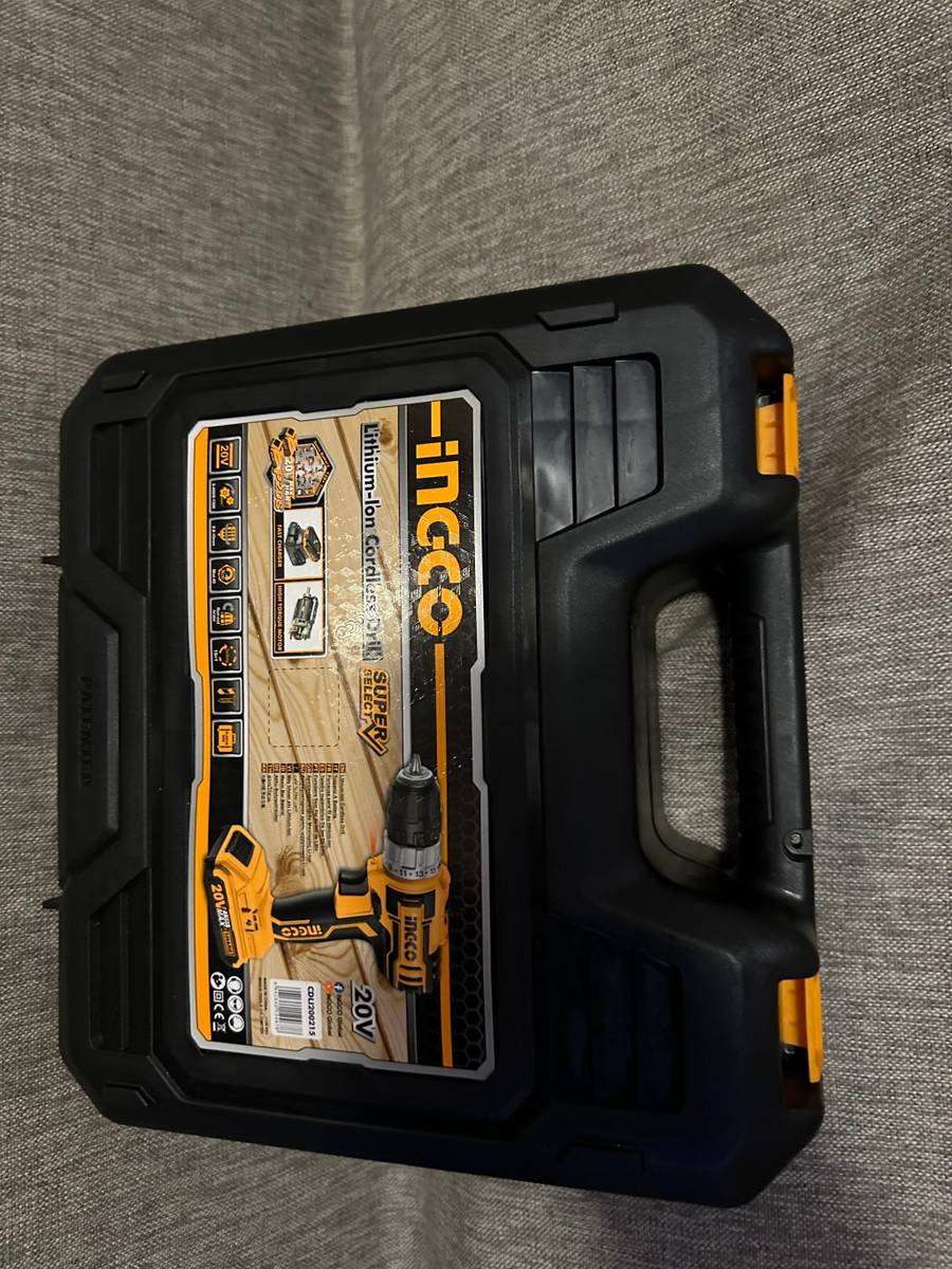 Drills Ingco Cidli200215 Cordless 20V Battery Drill with 2 Batteries