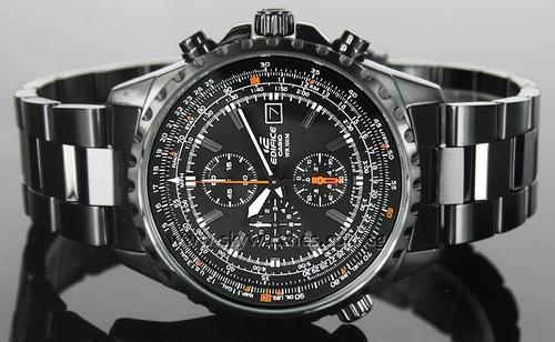 casio men's edifice elite aviator chronograph watch