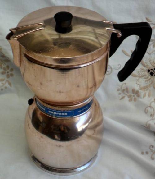 Enamelware Large (800ml), rare pink 1950s Brevettata "Domus Express