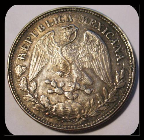 The Americas - One Peso *un Peso M.o. 1901.a.m.902.7 Mexican Peso Large 