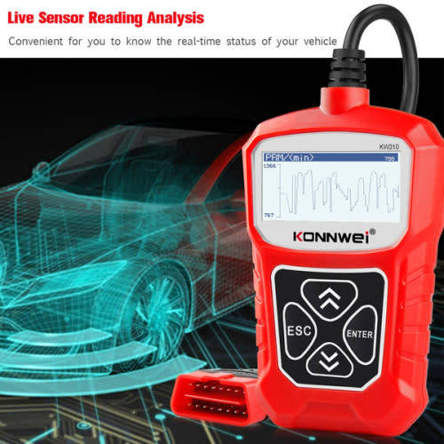Scanners KW 310 OBD2 Auto Diagnostic Scanner Universal OBD Car Diagnostic Tool for sale in