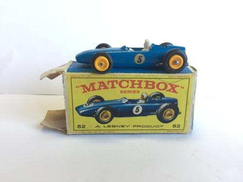 Models - Vintage Matchbox Lesney 52 B B.R.M Racing Car BRM In Box ...