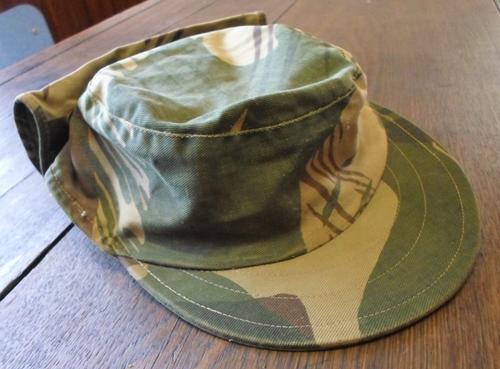 Headgear - AUTHENTIC RHODESIAN BUSH WAR ERA CAMO CAP WITH NECK FLAP was ...