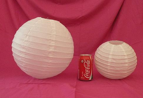 Small and medium size Chinese paper lanterns