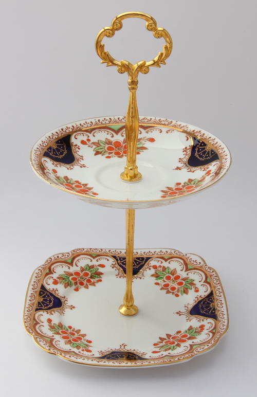 Roslyn China small cake stand
