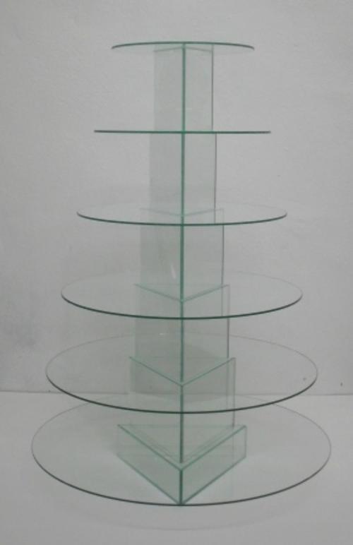 Other Home Living 6 Tier Glass Cake  Cupcake Stand  was 