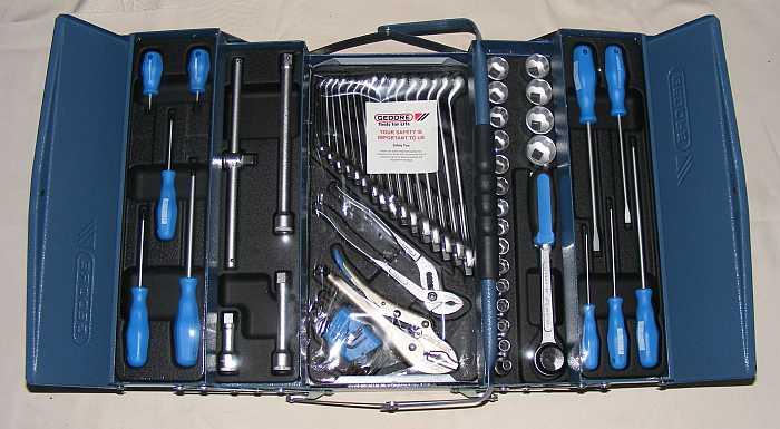 Tool Boxes & Sets - Gedore 1282-C19-1BMZ-10SD Tool box with tools was ...