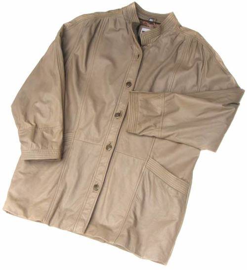 Jackets & Coats - Ladies FABIANI Genuine Leather Jacket size L-XL - see detailed measurements in 