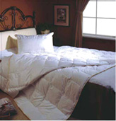 50% Duck Down and 100% Cotton King Size Duvet + 2 Feather Pillows