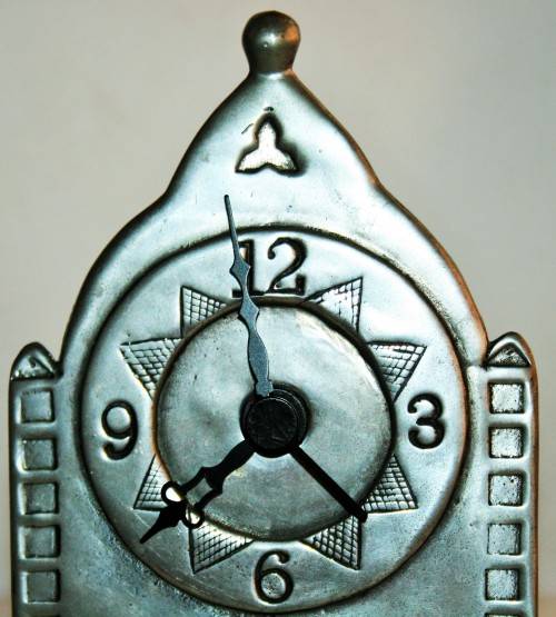 Other Antiques & Collectables *CARROL BOYES* EARLY GENUINE CARROL BOYES PEWTER TABLE CLOCK