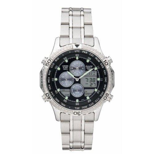 accurist chronograph alarm wr100