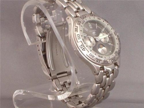 Men's Watches - Fossil Men's Blue Chronograph Watch BQ-8777 was sold ...