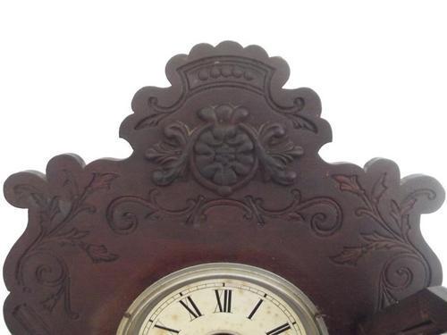 Mantel Clocks An Antique Ansonia Gingerbread Kitchen Mantle An Ansonia Gingerbread Kitchen Mantle Shelf Clock