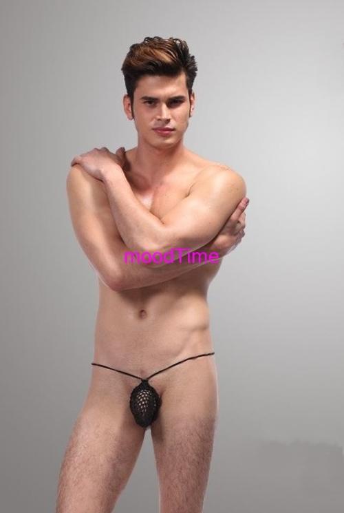 Underwear  Mens Mesh CocPouch Tie String Super Sexy Men Underwear  Black In Stock was listed 