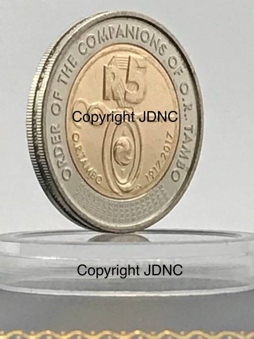 Five Rand RARE New R5 Coin Commemorating O.R Tambo UNCIRCULATED
