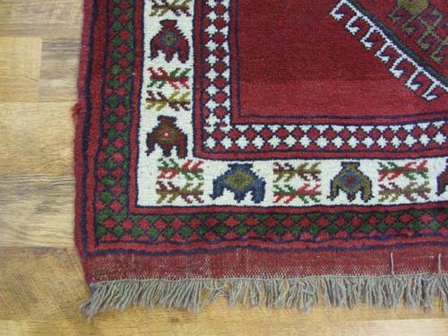 Red persian rug