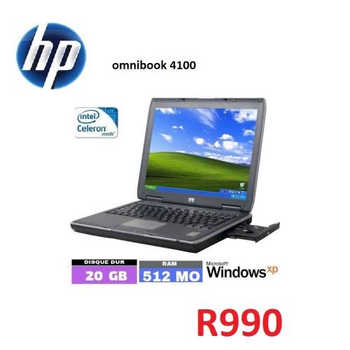 Laptops & Notebooks HP OMNIBOOK XE 4100 WINDOWS XP for sale in