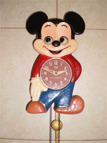 Cuckoo & Wall Clocks - Mickey Mouse (Moving eyes) chain and weight ...