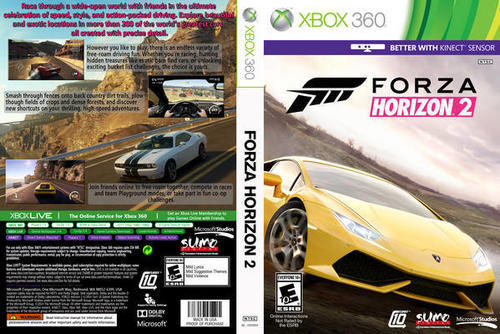 Forza horizon 2 xbox 360 карта