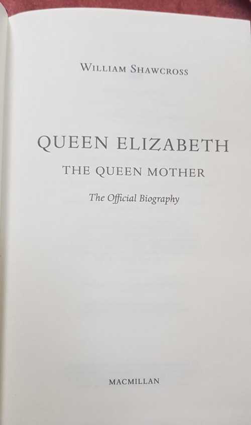 First Editions - Queen Elizabeth The Queen mother the official ...