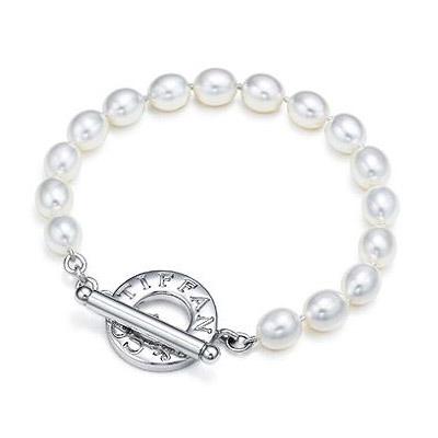 Designer's Silver Pearl Bracelet *imported