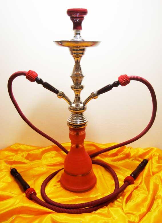 Pipes - Hubbly Bubbly 2 Pipes 45cm High Egyptian Hookah was sold for ...