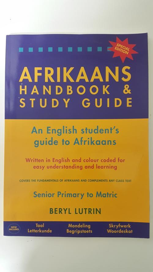 Courses & Study Guides - Afrikaans Handbook and Study Guide by Beryl ...