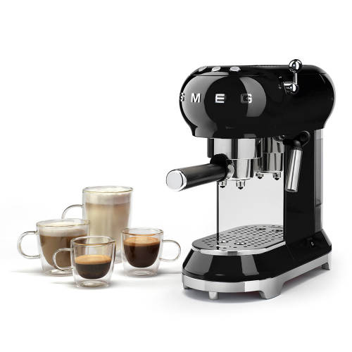 Espresso & Coffee Machines Smeg Retro Espresso Coffee Machine black