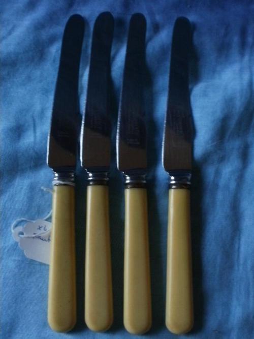 Cutlery - ENCORE, THOMAS TURNER & CO KNIFES, BONE HANDLE was sold for ...