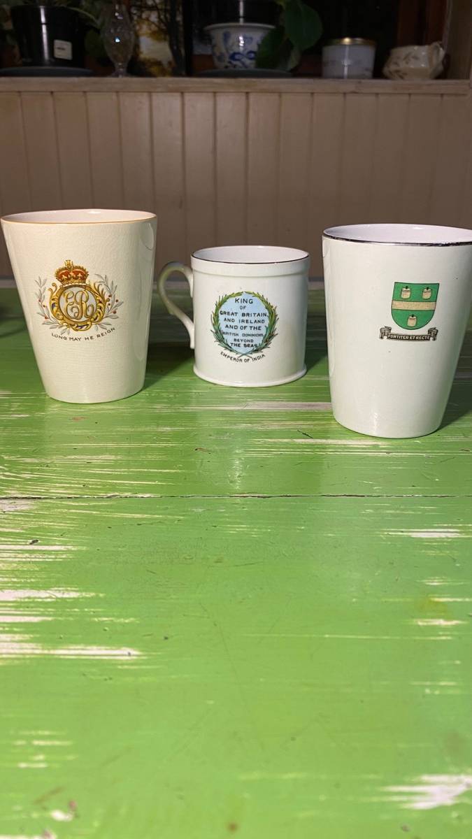 South African Porcelain Thirteen Collectable Commemorative Mugs All