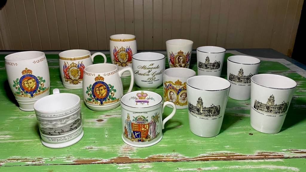 South African Porcelain Thirteen Collectable Commemorative Mugs All