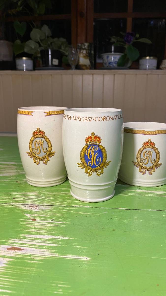South African Porcelain Thirteen Collectable Commemorative Mugs All